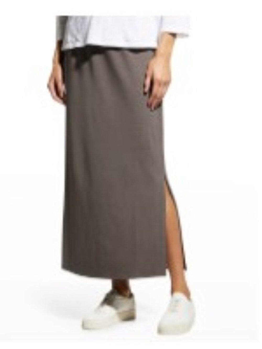 Eileen Fisher Jersey Knit Stretch Skirt New L